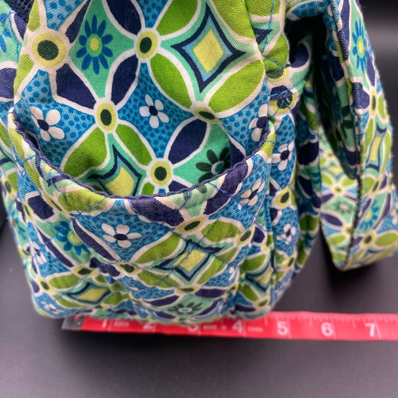 Vera Bradley Floral Geometric Shoulder Bag - Picture 7 of 11
